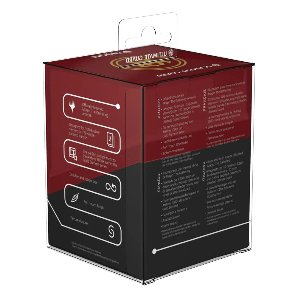 Ultimate Guard Boulder 100+ Magic: The Gathering "Guild Summit" (76 x 75 x 98.5 mm) - Rakdos